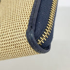 Gucci Wallet Horsebit Canvas Navy Beige Gold — view 5