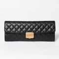 Chanel Metiers D'art Collection Clutch CC Logo Aged Calfskin Black