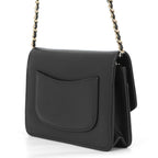 Chanel Chain Wallet CC Logo Caviar Leather Black — view 2