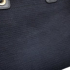 Chanel Tote Deauville CC Logo Small Shopping Canvas 2-Way Black — view 8