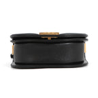 Chanel Chain Shoulder Bag Quilted CC Logo Boy Small Caviar Leather 2-Way Black — view 3