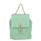 Chanel Backpack CC Logo Quilted Lambskin