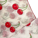 Louis Vuitton Scarf LV Takashi Murakami Monogram Cherry Cotton White Shawl — view 3