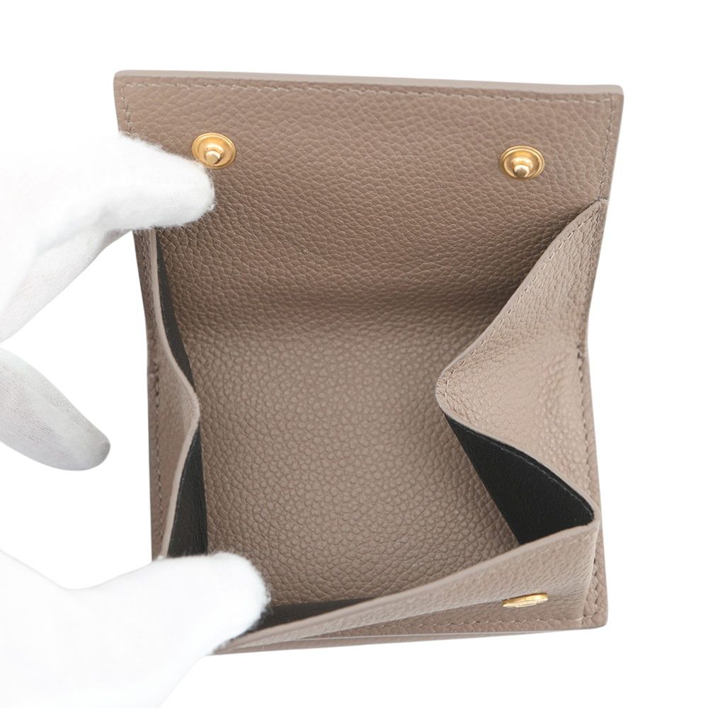Saint Laurent Paris Trifold Wallet Compact Leather — view 6
