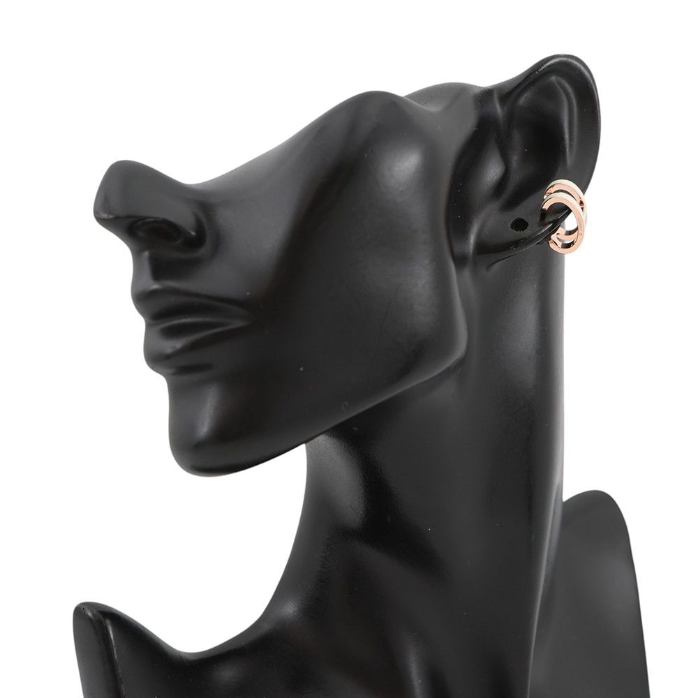 Hermes Pop White Pink Gold Earring — view 4