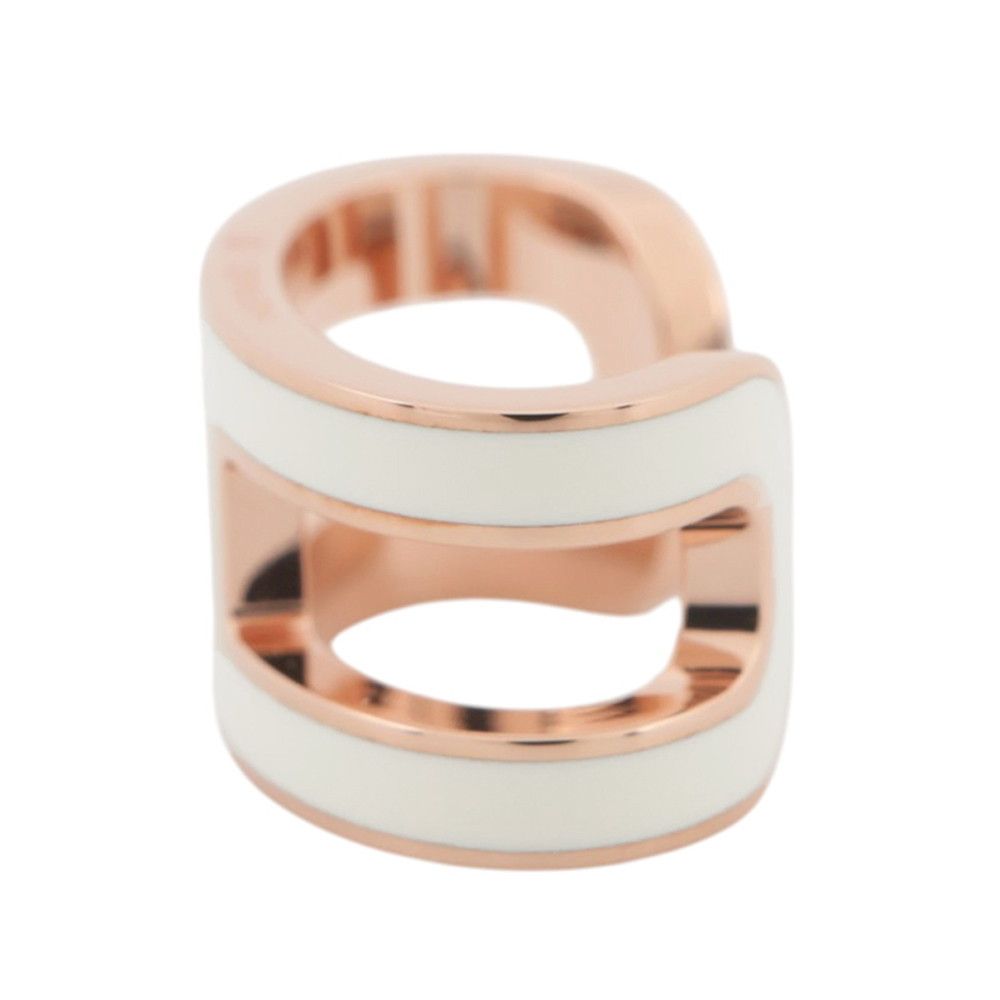 Hermes Pop White Pink Gold Earring — view 2