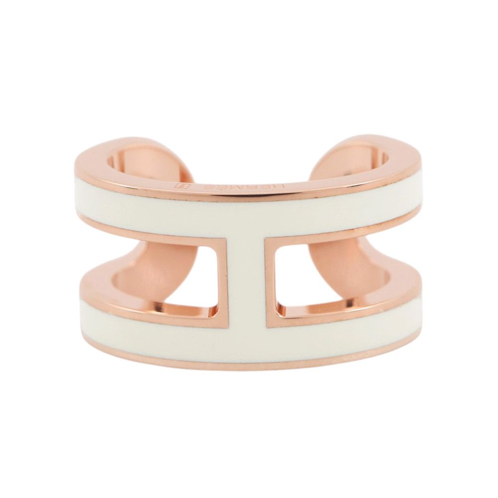 Hermes Pop White Pink Gold Earring