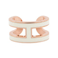Hermes Pop White Pink Gold Earring