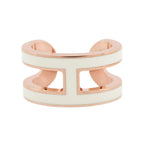 Hermes Pop White Pink Gold Earring
