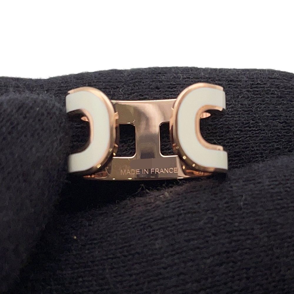 Hermes Pop White Pink Gold Earring — view 6