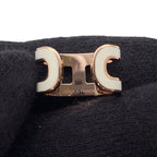 Hermes Pop White Pink Gold Earring — view 6