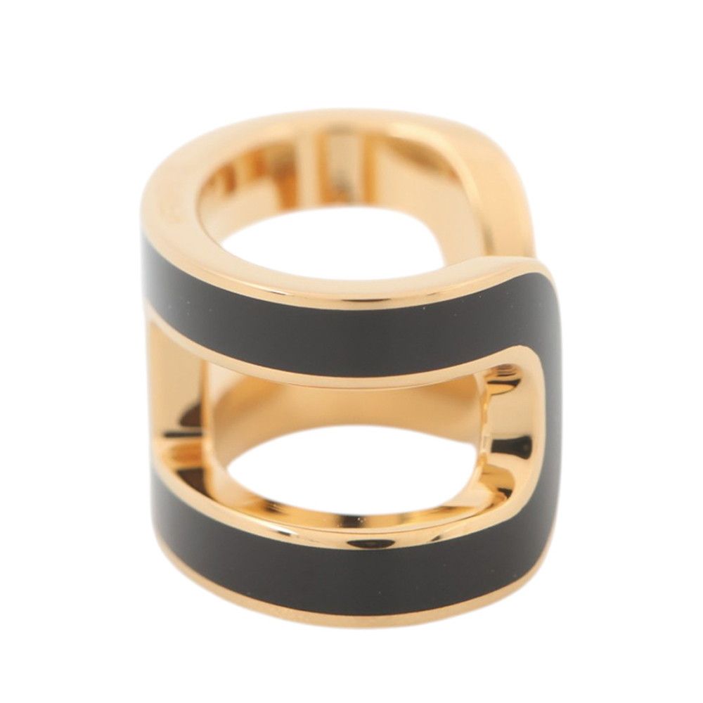 Hermes Pop Black Gold Earring — view 2