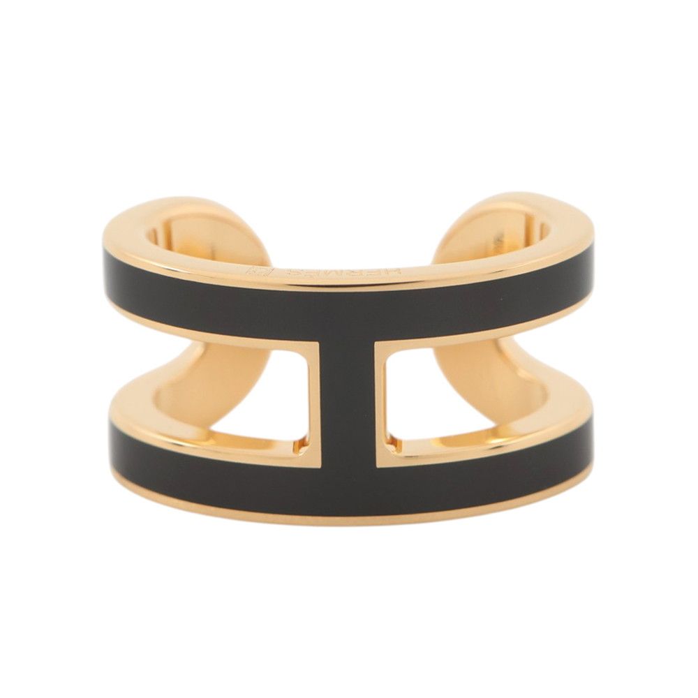 Hermes Pop Black Gold Earring