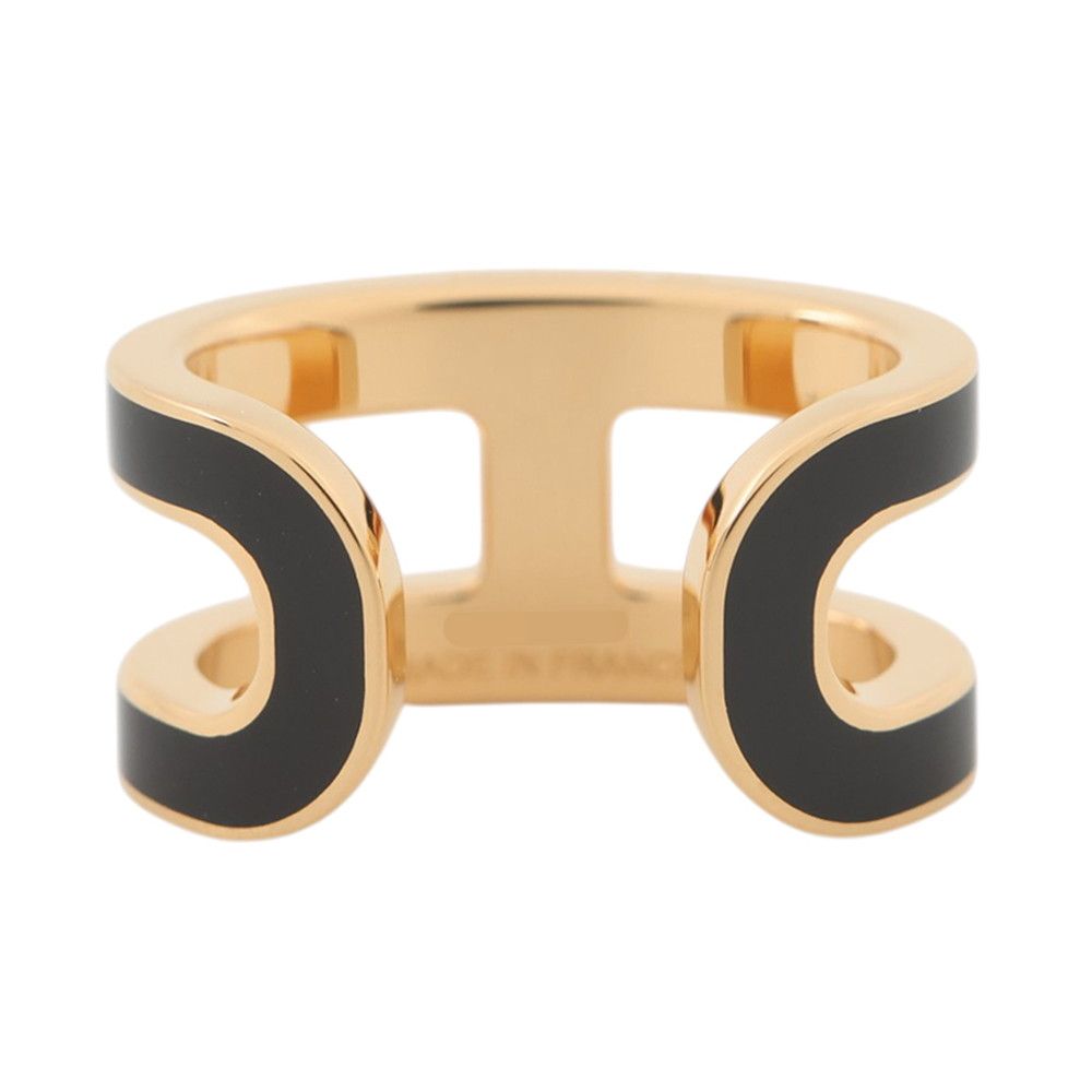 Hermes Pop Black Gold Earring — view 3