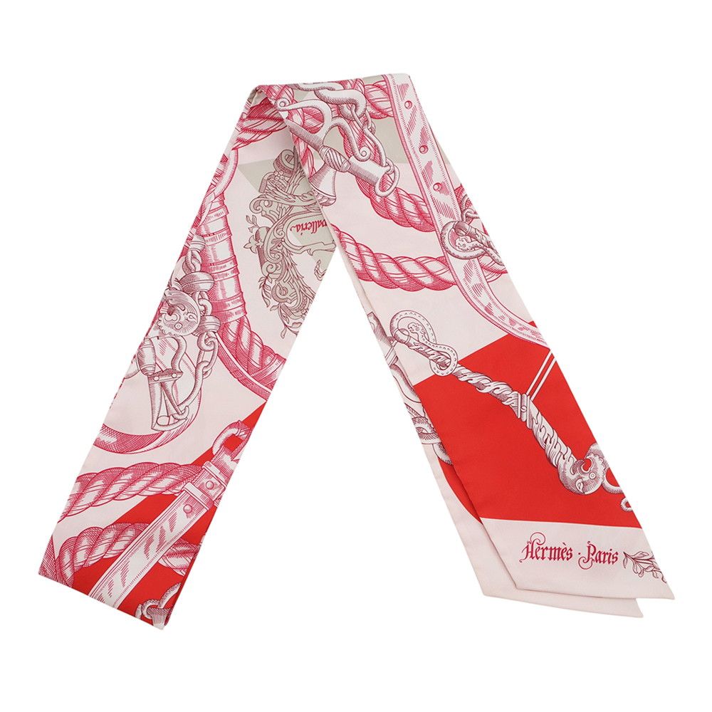 Hermes Scarf Maxi Twill Slim Della Cavalleria Silk