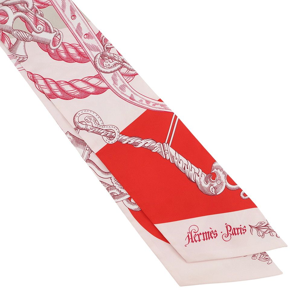 Hermes Scarf Maxi Twill Slim Della Cavalleria Silk — view 4