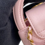 Chanel Charm CC Logo Quilted Mini Bag Lambskin Case — view 9