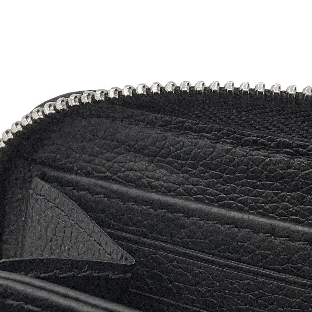 Louis Vuitton Wallet Calf Leather Zippy Lockme Zip Around Black LV Logo — view 6