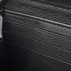 Louis Vuitton Wallet Calf Leather Zippy Lockme Zip Around Black LV Logo — view 5
