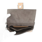 Fendi Shoulder Bag Double Micro Flower Baguette Leather Black White — view 7