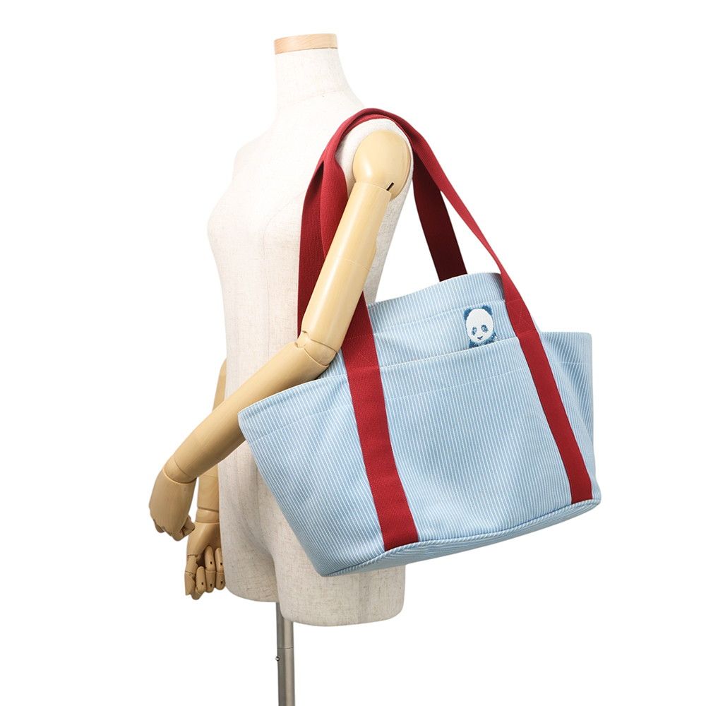 Hermes Mothers Passpass Canvas Tote Panda — view 4