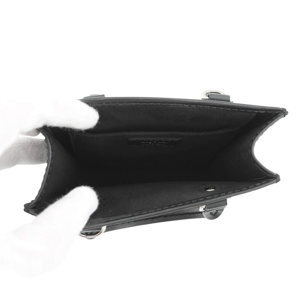 Louis Vuitton Epi Petite Sac Plat 2-Way Shoulder Bag Black — view 6