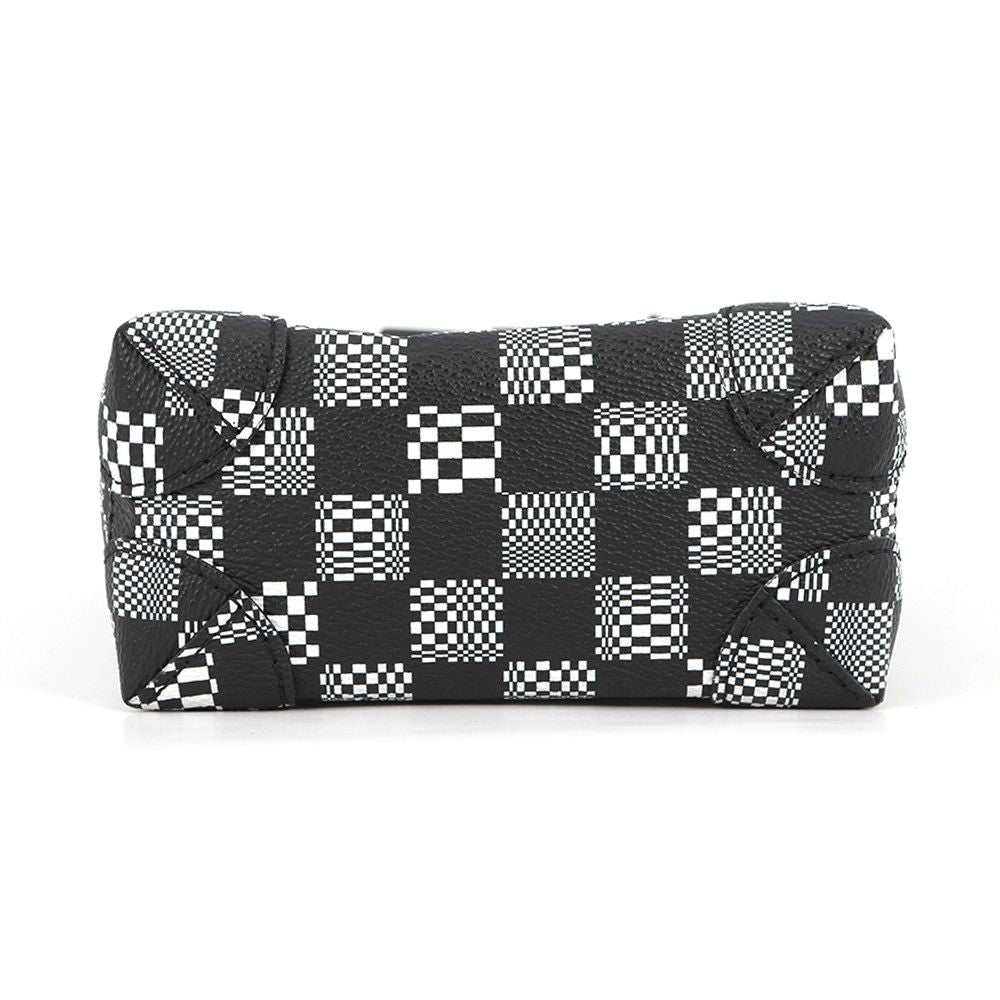 Louis Vuitton Shoulder Bag Damier Distressed Steamer Xs 2-Way Black — view 3