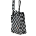 Louis Vuitton Shoulder Bag Damier Distressed Steamer Xs 2-Way Black — view 2