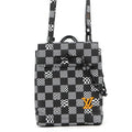 Louis Vuitton Shoulder Bag Damier Distressed Steamer Xs 2-Way Black