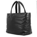 Saint Laurent Paris Tote Logo Leather Black — view 2