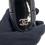 Chanel Lip Case Quilted Chain Patent Leather Black — view 9