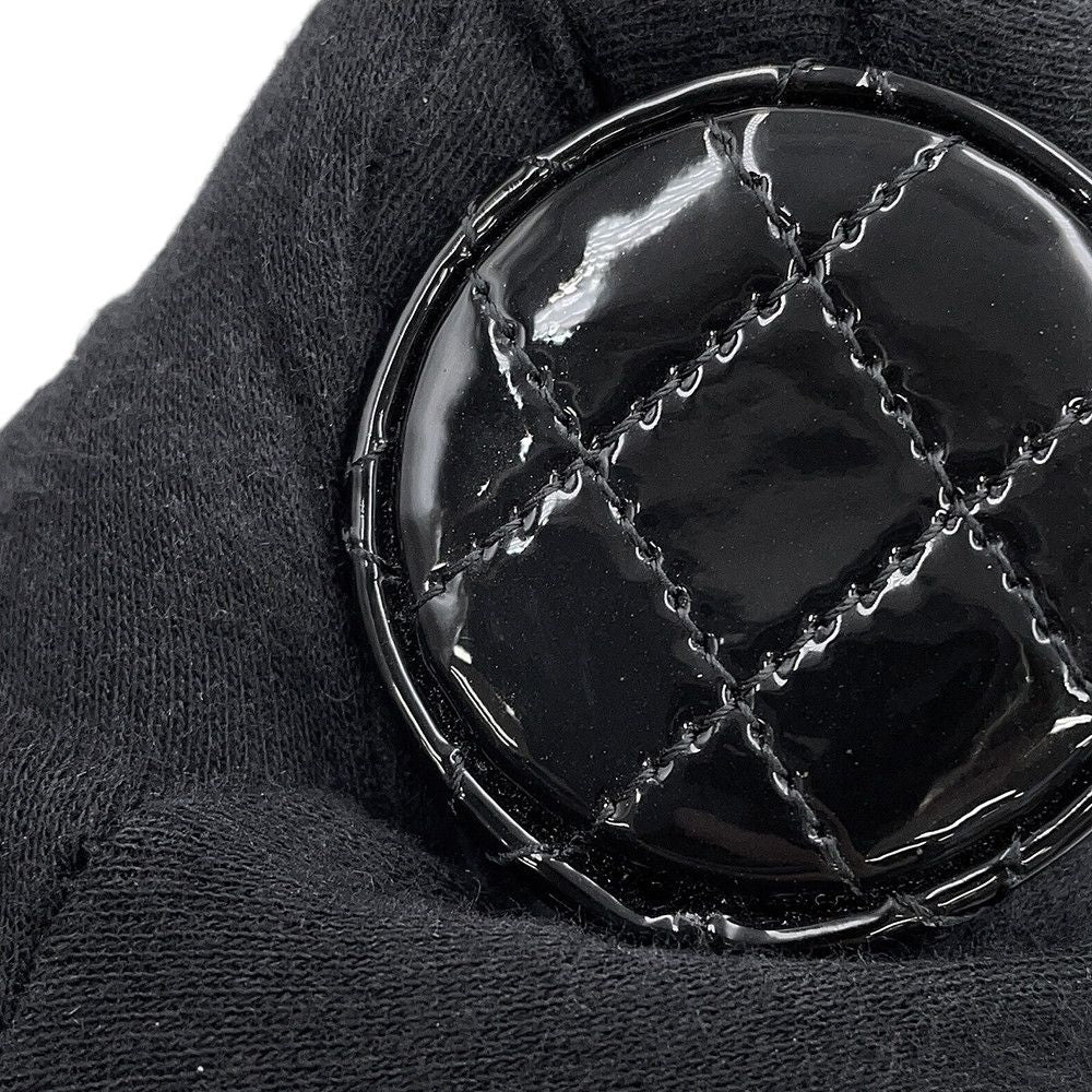 Chanel Lip Case Quilted Chain Patent Leather Black — view 7