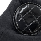 Chanel Lip Case Quilted Chain Patent Leather Black — view 7