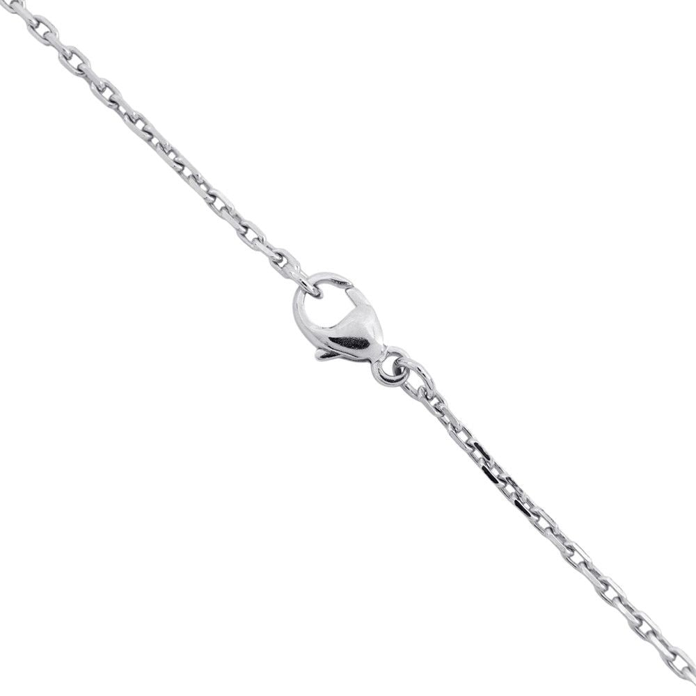 Hermes Necklace Mini Pop Brown Glace Silver — view 5