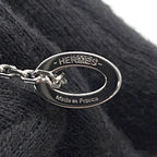 Hermes Necklace Mini Pop Brown Glace Silver — view 7