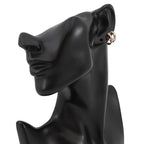 Hermes Pop Etoupe Pink Gold Earring — view 4