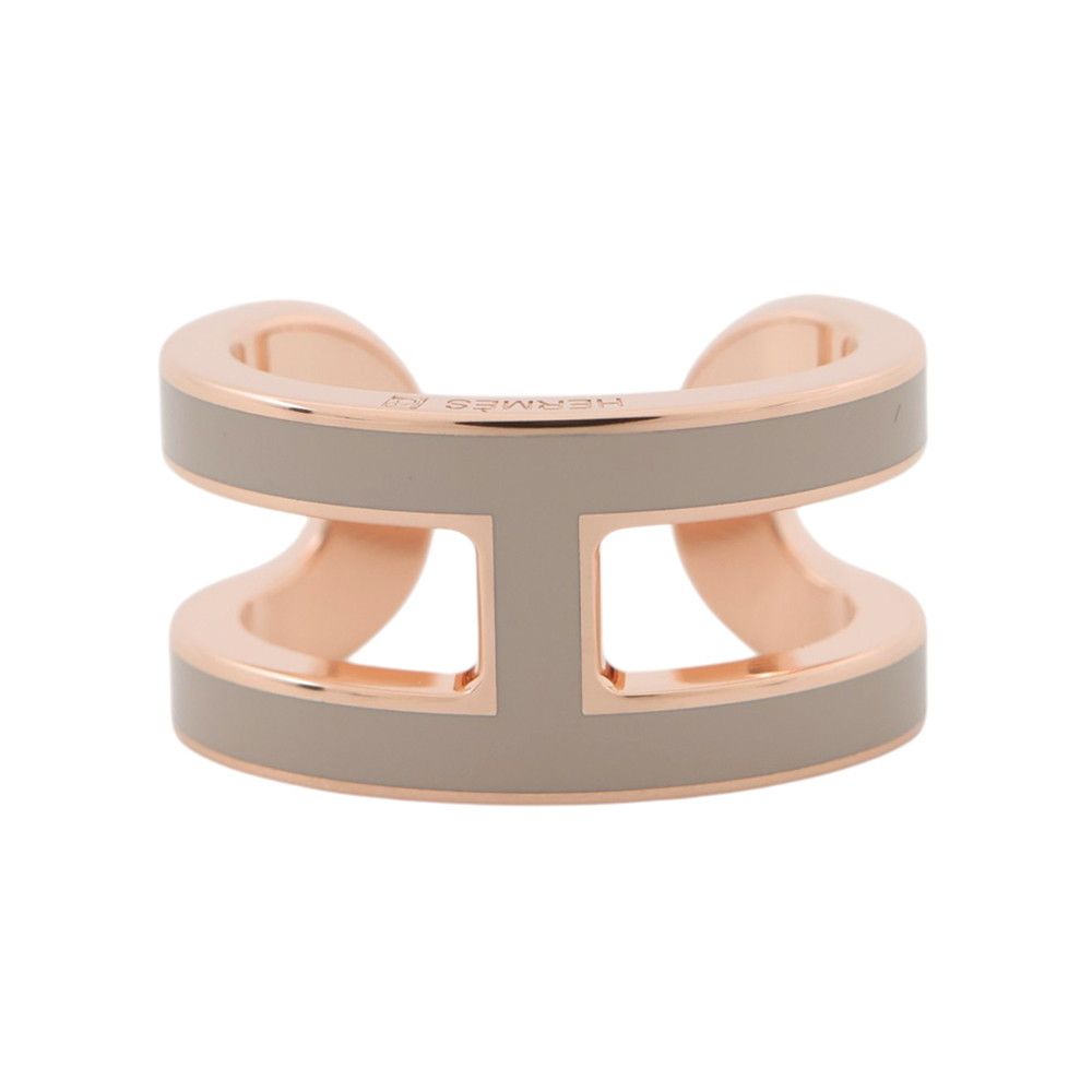 Hermes Pop Etoupe Pink Gold Earring