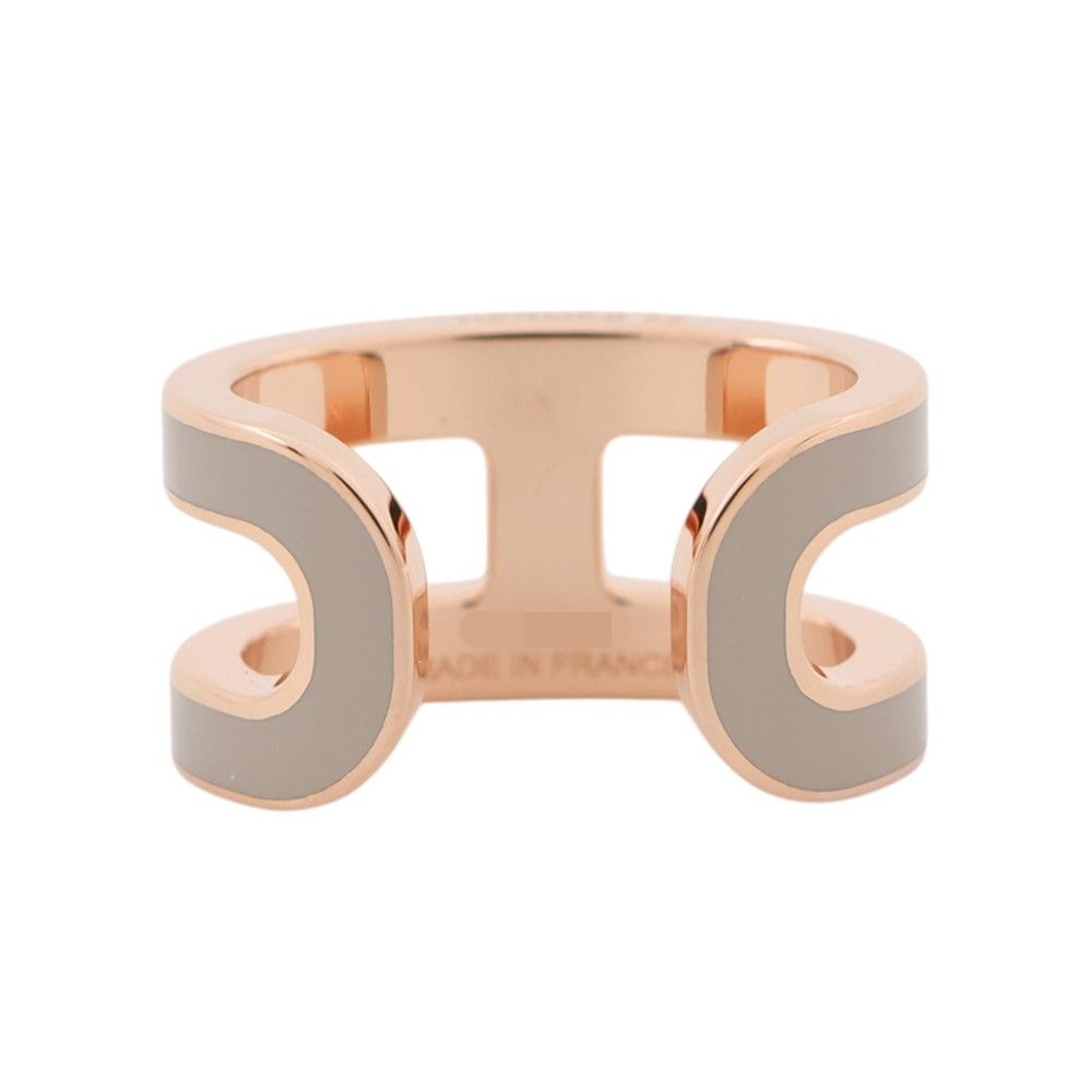 Hermes Pop Etoupe Pink Gold Earring — view 3