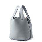 Hermes Handbag Picotin Lock PM Gris Perle Silver Taurillon Clemence Tote — view 2