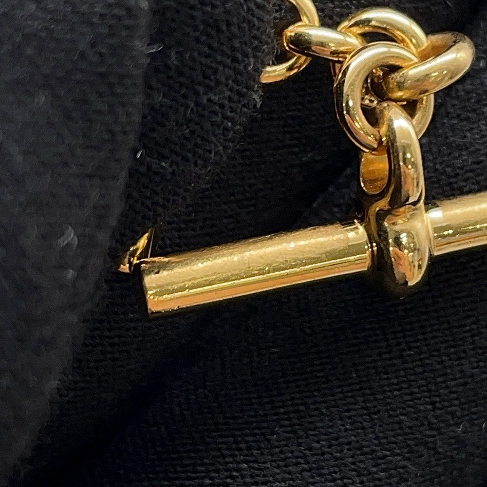 Hermes Bracelet Croisier Black Gold Swift T3 — view 7