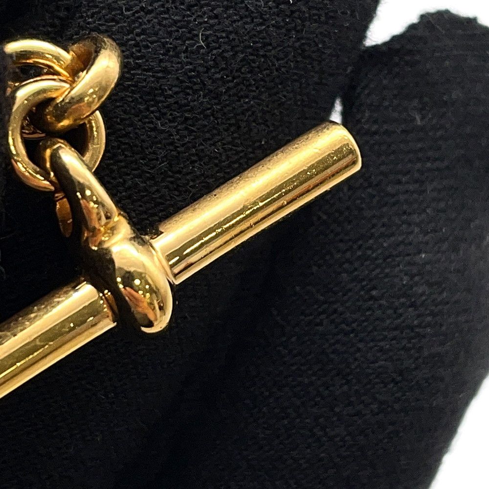 Hermes Bracelet Croisier Black Gold Swift T3 — view 6