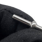 Hermes Bracelet Croisier Double Tour Black Silver Swift T2 — view 8