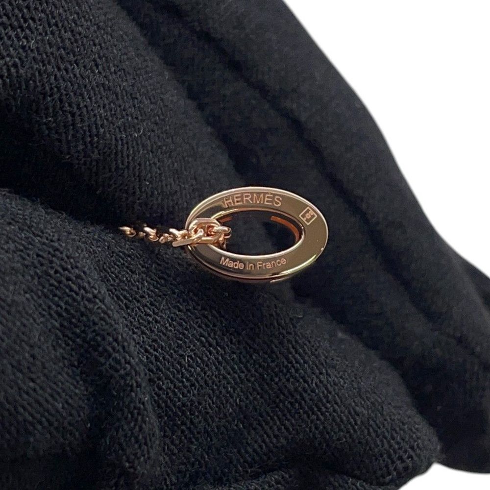Hermes Necklace Pop Pink Gold — view 6