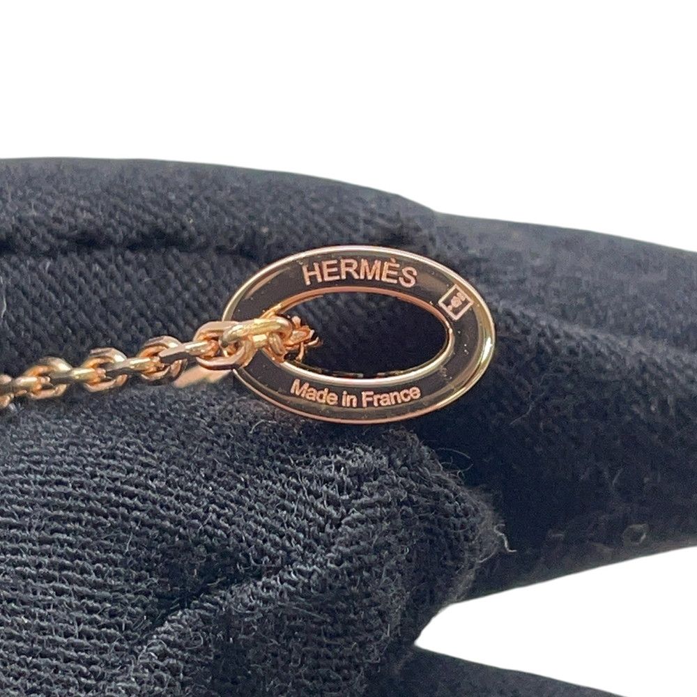 Hermes Necklace Mini Pop White Pink Gold — view 6
