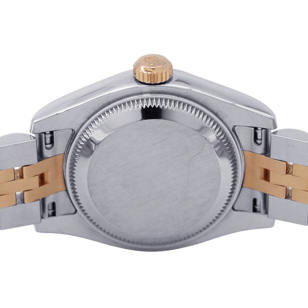 Rolex Datejust SS 18k Pink Gold Watch White Shell Dial VI Diamond — view 3