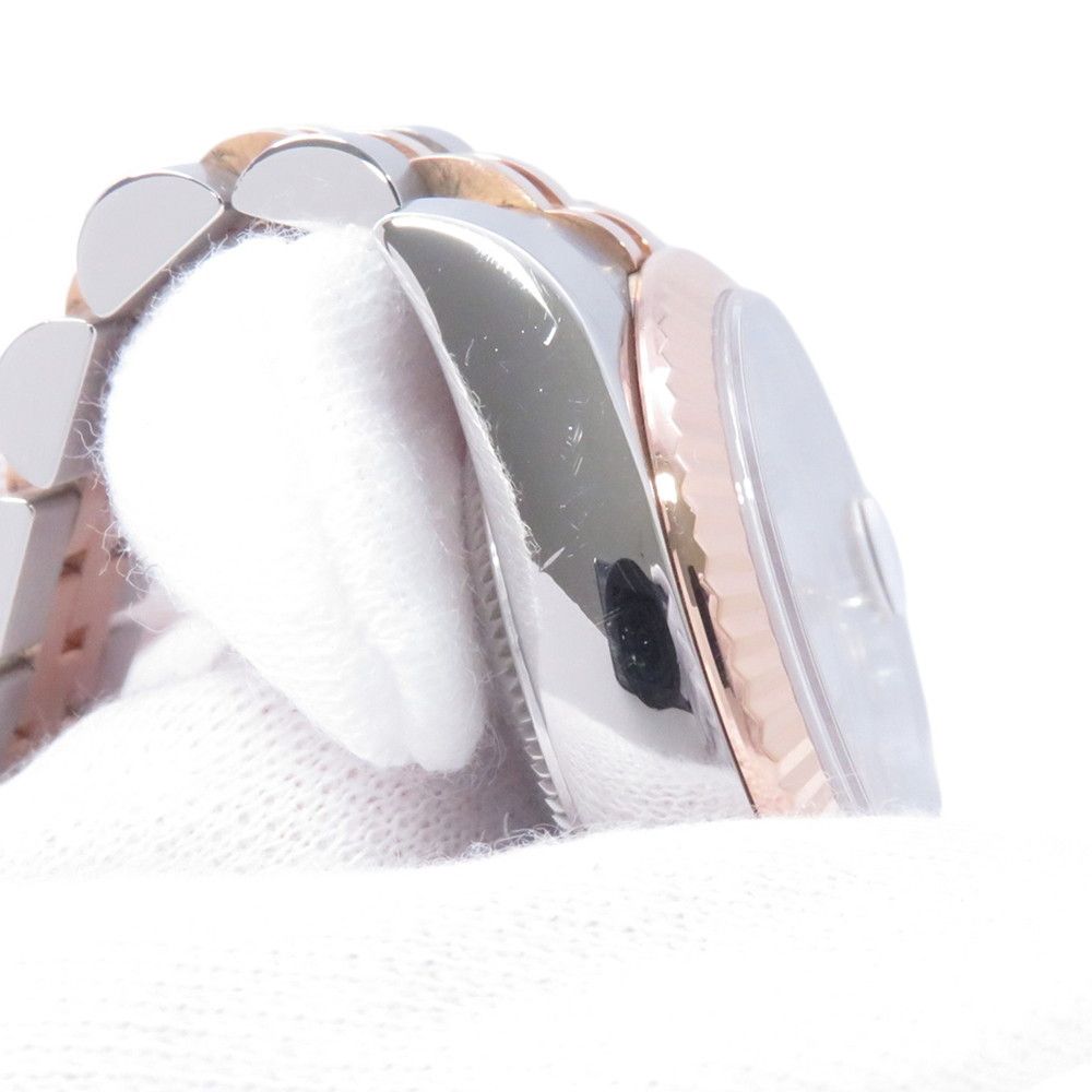 Rolex Datejust SS 18k Pink Gold Watch White Shell Dial VI Diamond — view 8
