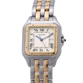 Cartier Panthere 2 Row LM Watch Silver Dial Quartz