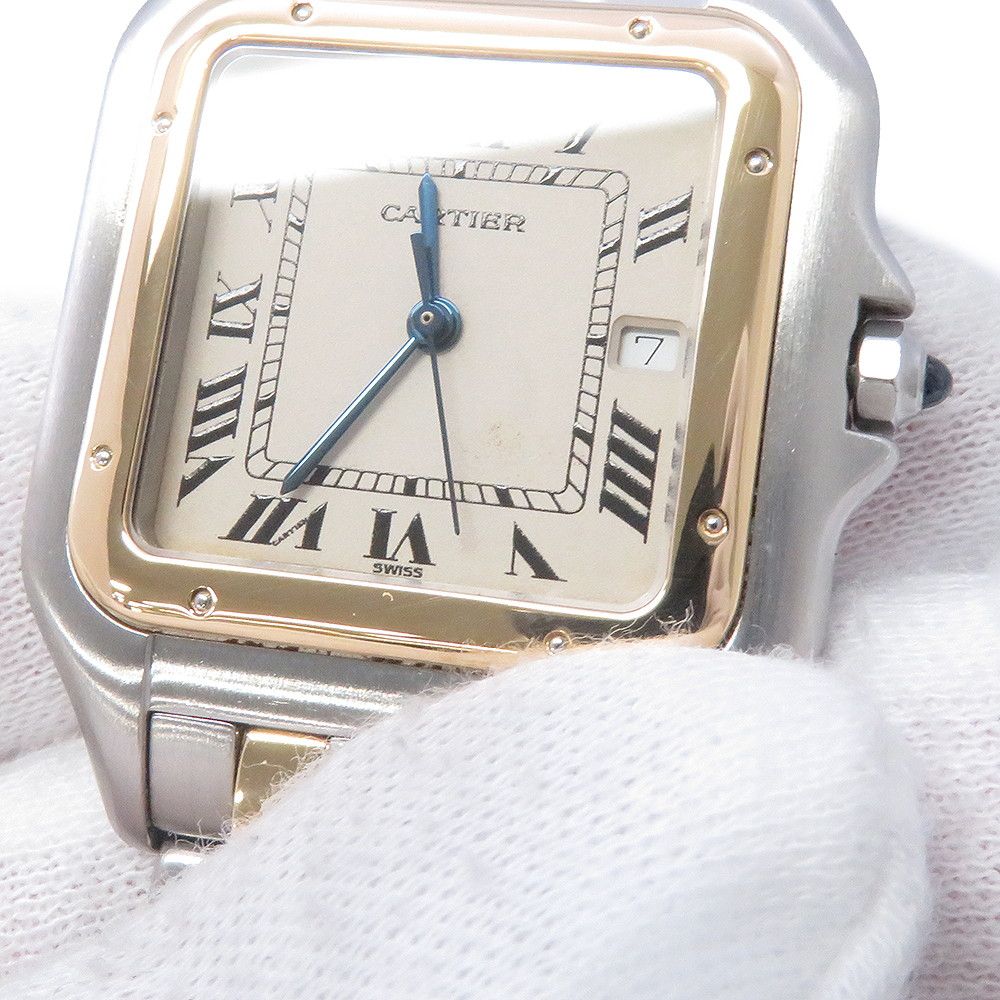 Cartier Panthere 2 Row LM Watch Silver Dial Quartz — view 4