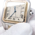 Cartier Panthere 2 Row LM Watch Silver Dial Quartz — view 4