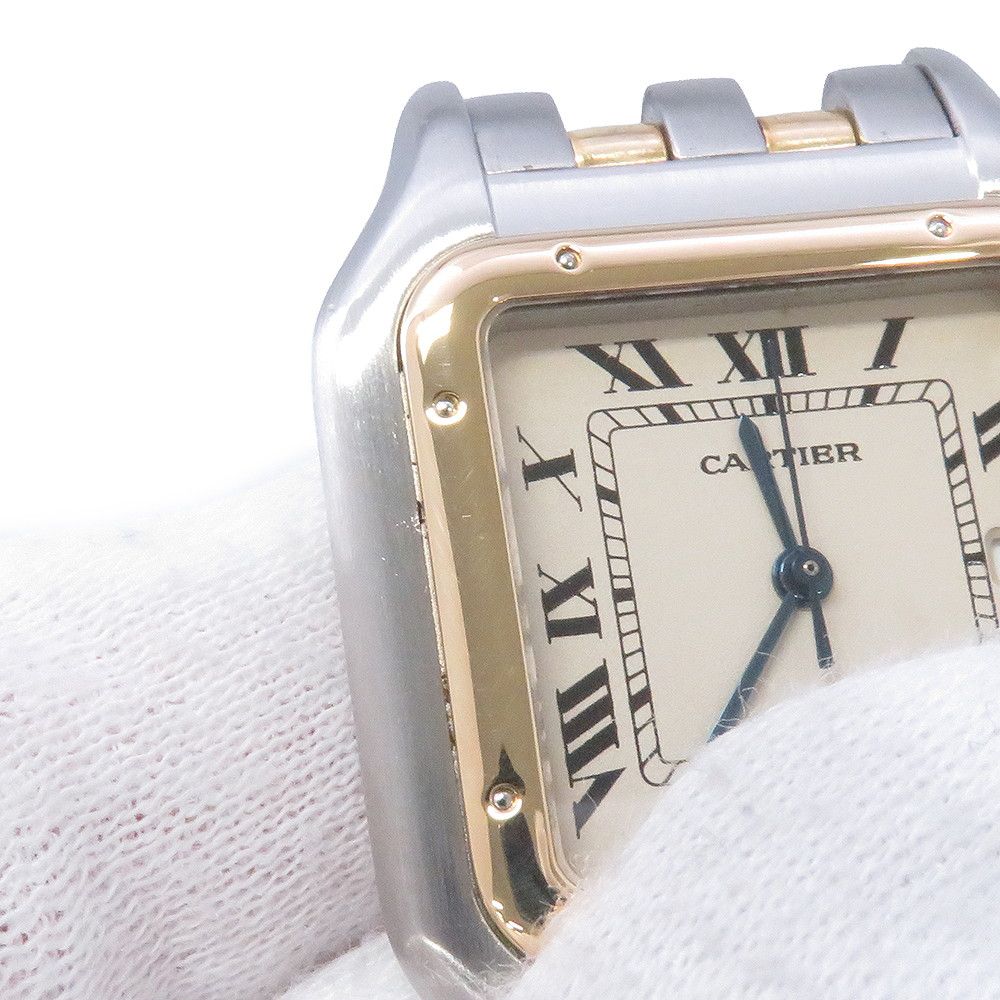 Cartier Panthere 2 Row LM Watch Silver Dial Quartz — view 5